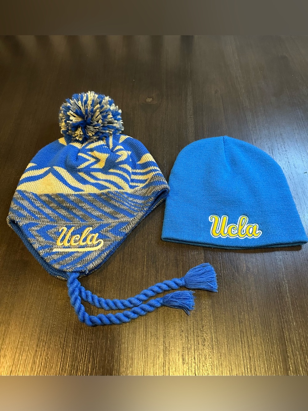 Unisex UCLA Bruins winter headwear featuring a vintage-inspired look. Beanie Set